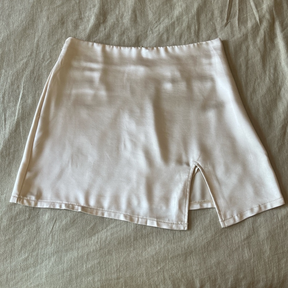 Cream skirt